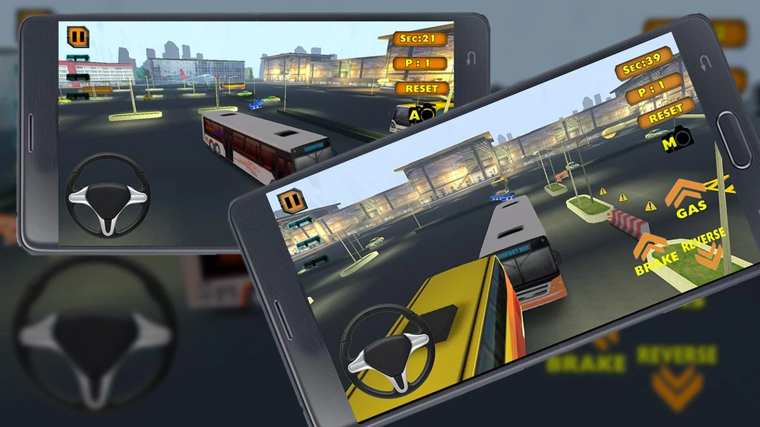 Airport Bus Runway Parking - عکس بازی موبایلی اندروید