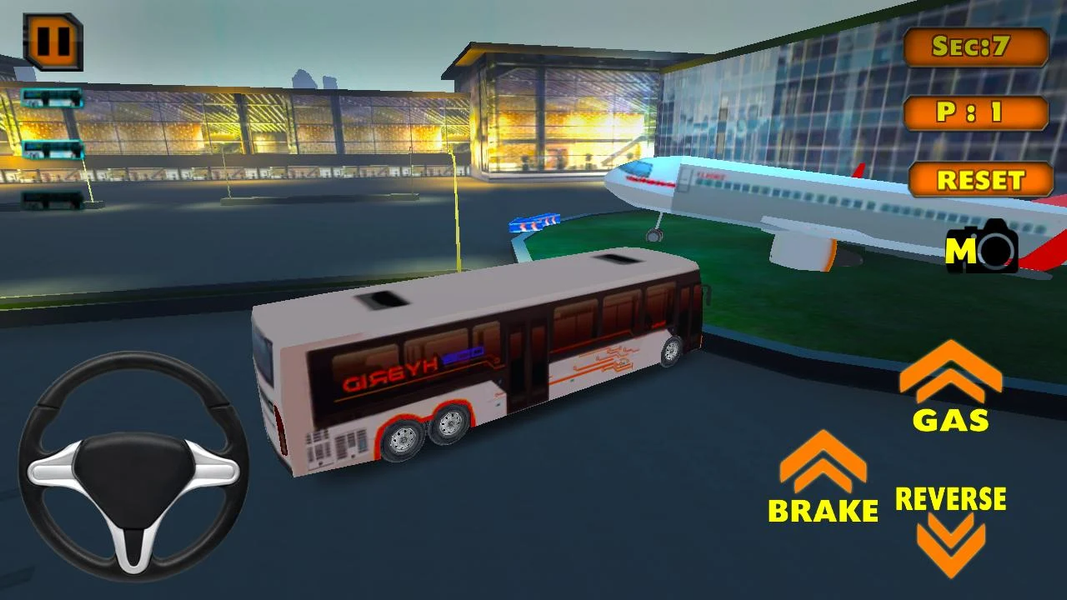 Airport Bus Runway Parking - عکس بازی موبایلی اندروید