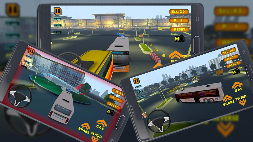 Airport Bus Runway Parking - عکس بازی موبایلی اندروید