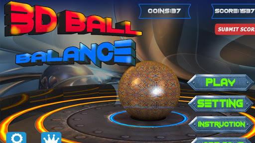 3D Ball Balance - Gameplay image of android game