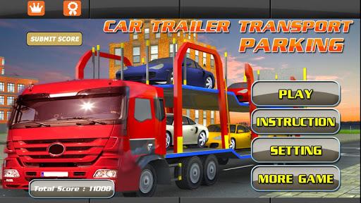 3D Car Transport parking - Gameplay image of android game