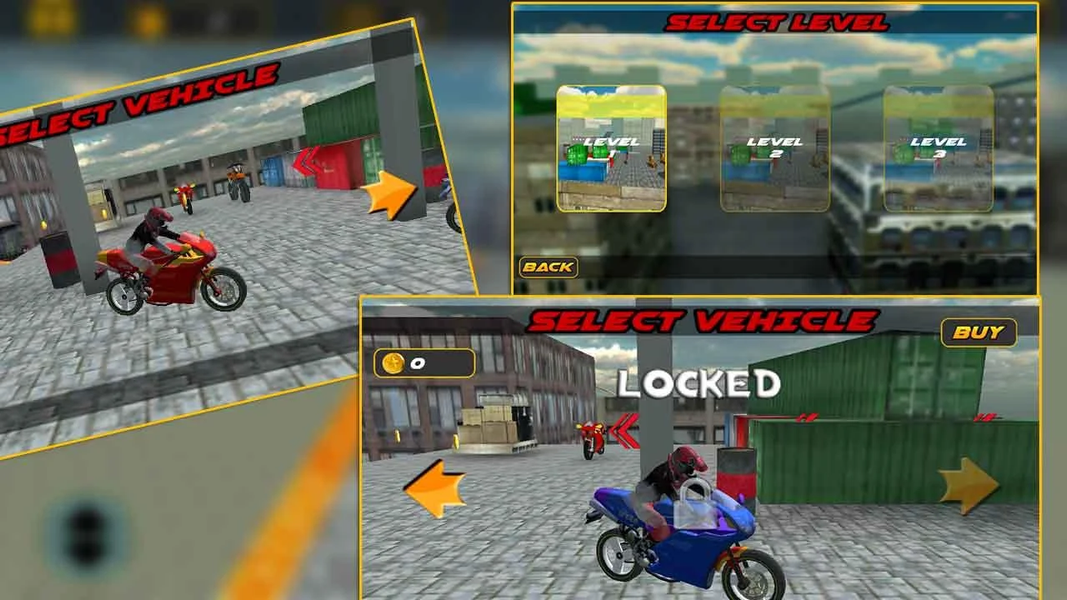 City Bike Stunt Simulator - Gameplay image of android game