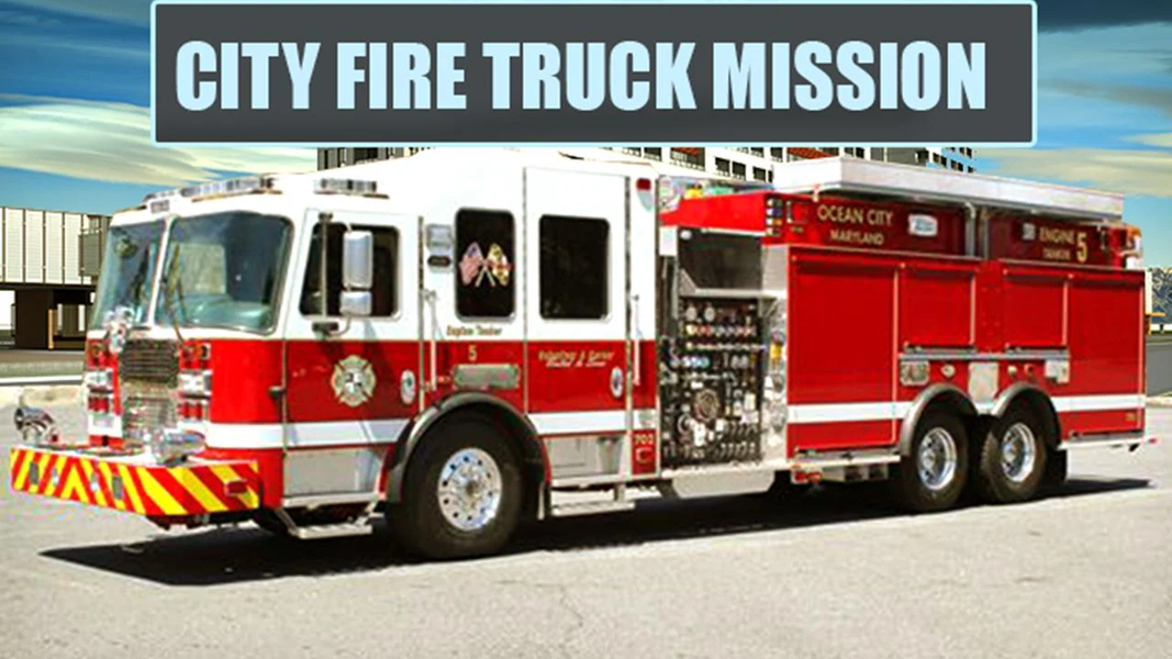 City Fire Truck Mission - عکس بازی موبایلی اندروید
