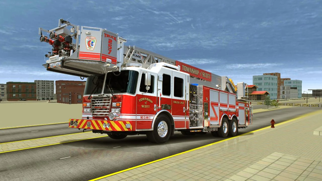 City Fire Truck Mission - عکس بازی موبایلی اندروید