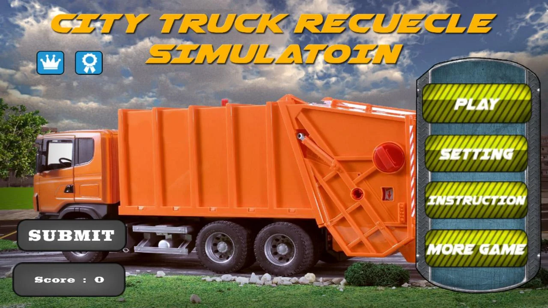 City Truck Recycle Simulation - عکس بازی موبایلی اندروید