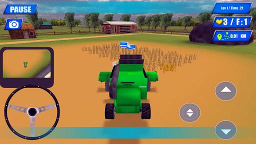 Combine Harvester Simulator - Gameplay image of android game