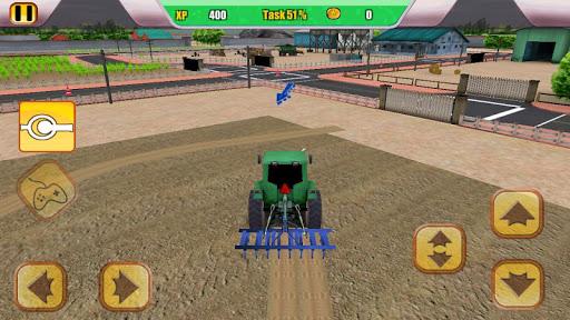 Combine Harvester Tractor Sim - عکس بازی موبایلی اندروید