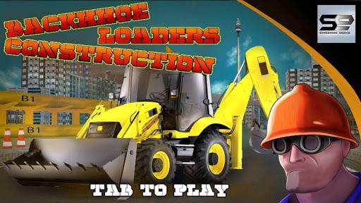 Construction - Backoe Loader - عکس بازی موبایلی اندروید