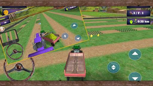 Tractor Harvester Simulator - Gameplay image of android game