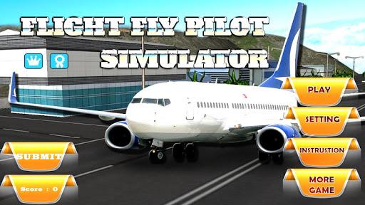 Flight Fly Pilot Simulator - عکس بازی موبایلی اندروید