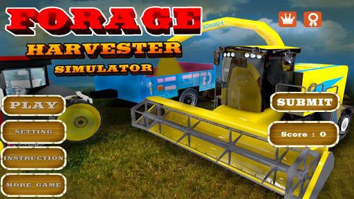 Forage Harvester Simulator - Gameplay image of android game