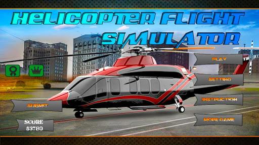 Helicopter Flight Simulator - Gameplay image of android game