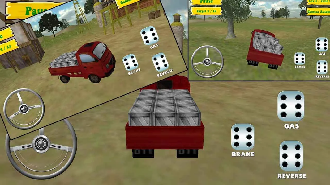 Hill Dirt Trucker Climb - Gameplay image of android game
