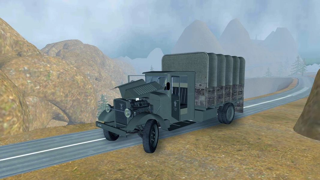 Indian Army Cargo Truck Drive - عکس بازی موبایلی اندروید