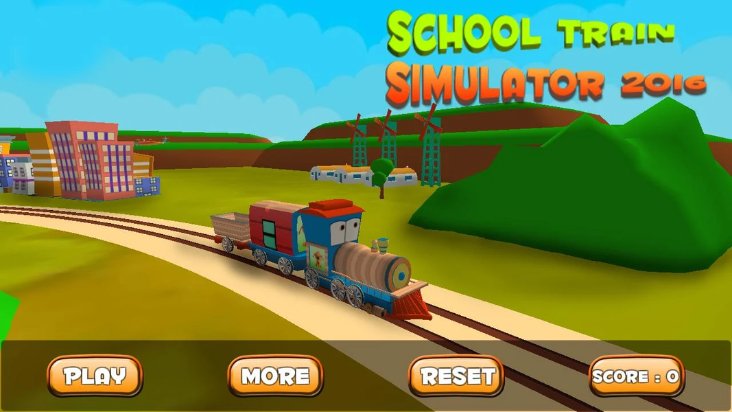 School Train Simulator 2016 - عکس بازی موبایلی اندروید