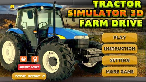 Tractor Simulator : Farm Drive - Gameplay image of android game