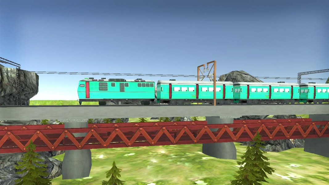 Train Hill Offroad Simulator - Gameplay image of android game