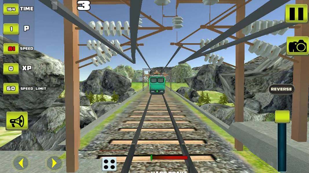 Train Hill Offroad Simulator - Gameplay image of android game
