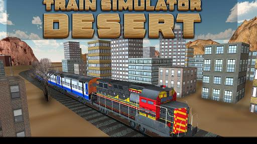 TRAIN SIMULATOR DESERT - Gameplay image of android game