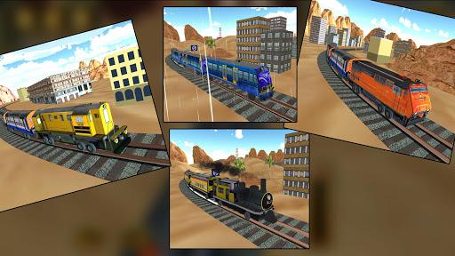 TRAIN SIMULATOR DESERT - Gameplay image of android game