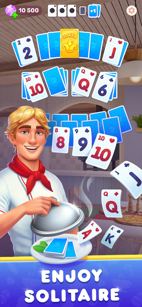 Solitaire Cafe Design & Decor - Gameplay image of android game