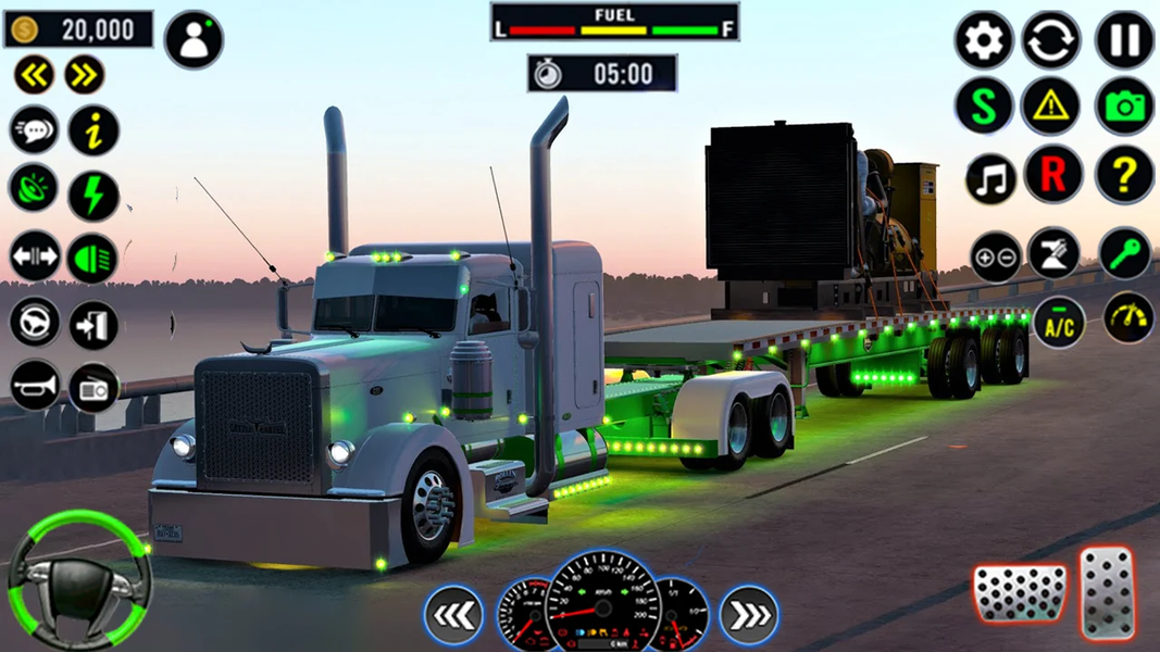 US American Truck Simulator ۳D - عکس بازی موبایلی اندروید