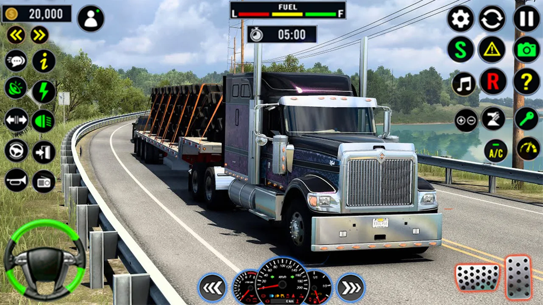 US American Truck Simulator ۳D - عکس بازی موبایلی اندروید
