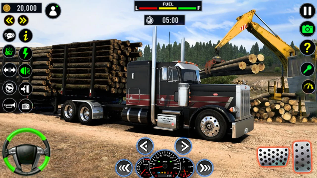 US American Truck Simulator ۳D - عکس بازی موبایلی اندروید
