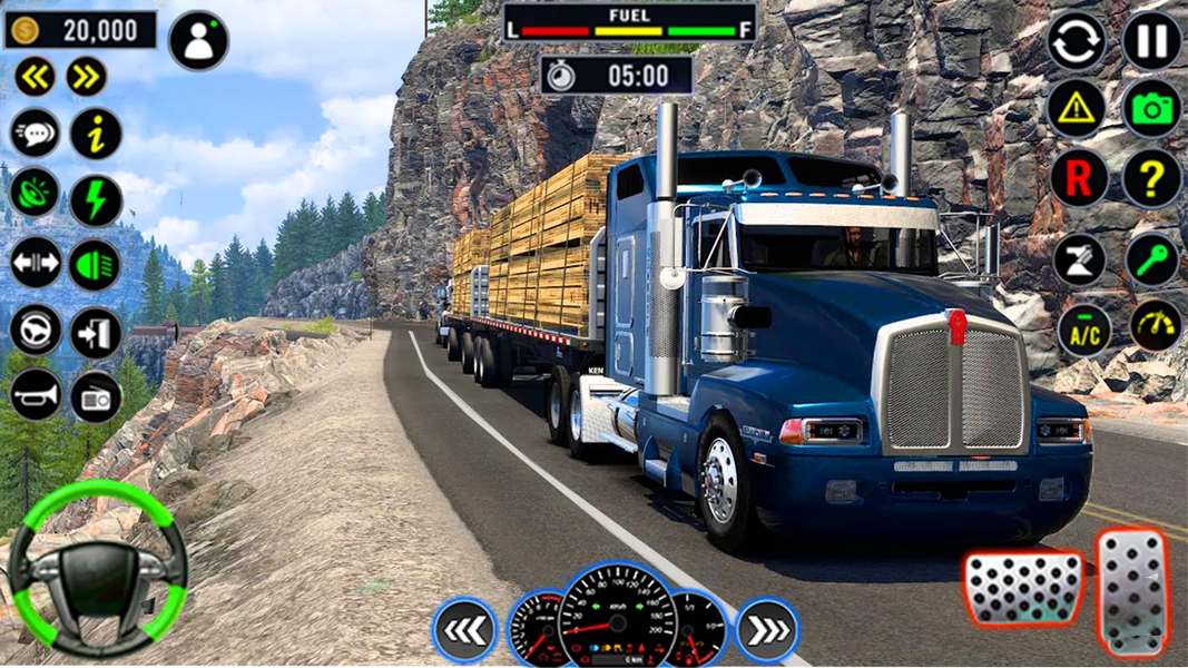 US American Truck Simulator ۳D - عکس بازی موبایلی اندروید