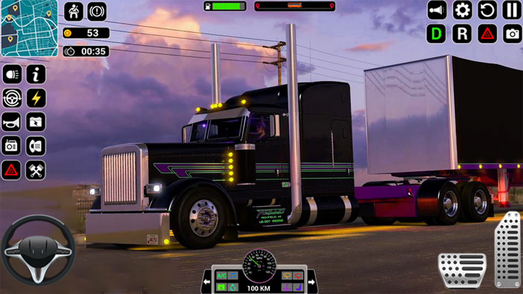 US American Truck Simulator ۳D - عکس بازی موبایلی اندروید