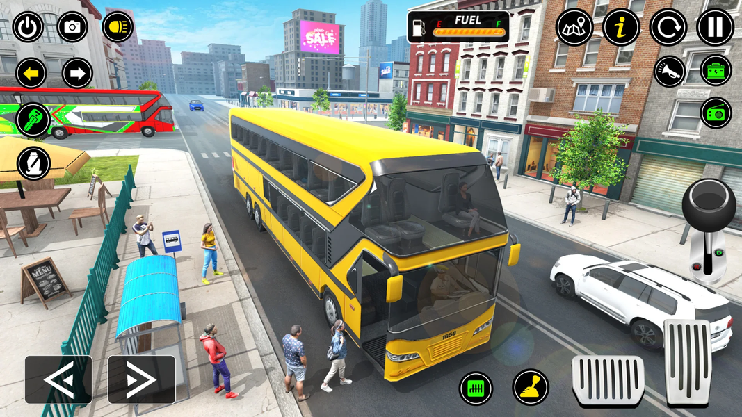 Bus Driving Sim: Bus Simulator - Gameplay image of android game