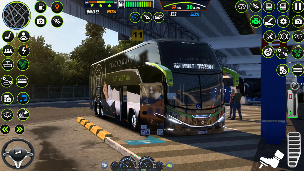 Bus Simulator Games 3D 2024 - Gameplay image of android game