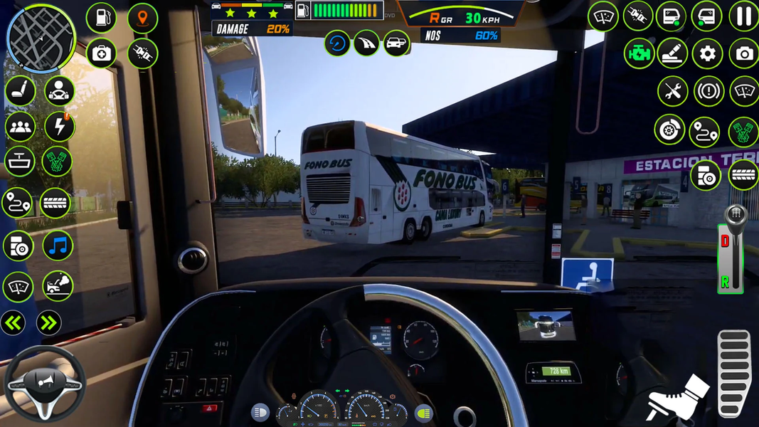 Bus Simulator Games 3D 2024 - Gameplay image of android game