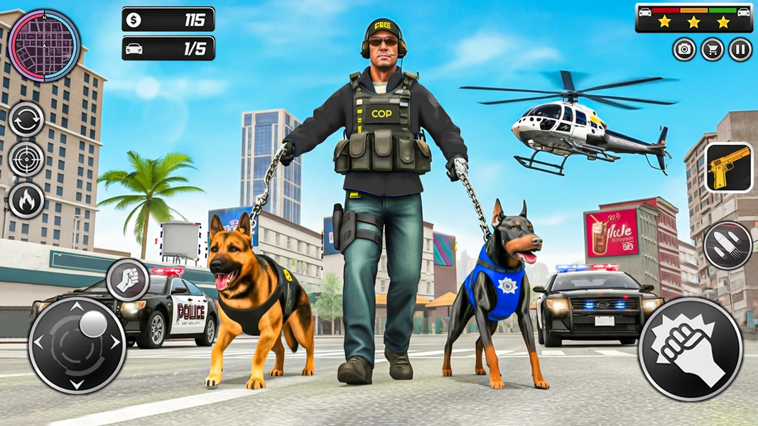 Cop Agent Vs Gangster Mafia ۳D - عکس بازی موبایلی اندروید