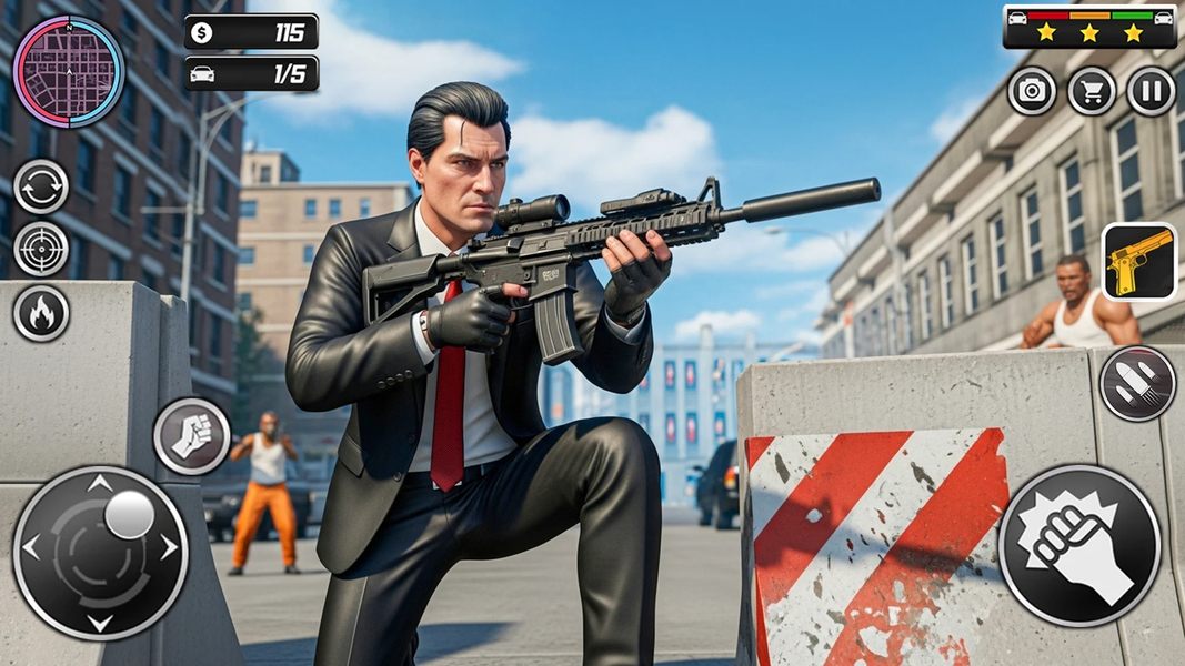 Cop Agent Vs Gangster Mafia ۳D - عکس بازی موبایلی اندروید