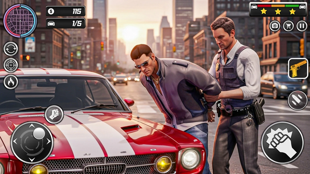 Cop Agent Vs Gangster Mafia ۳D - عکس بازی موبایلی اندروید