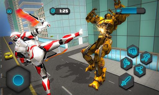 Dual Sword Hero Robot Transfor - Gameplay image of android game