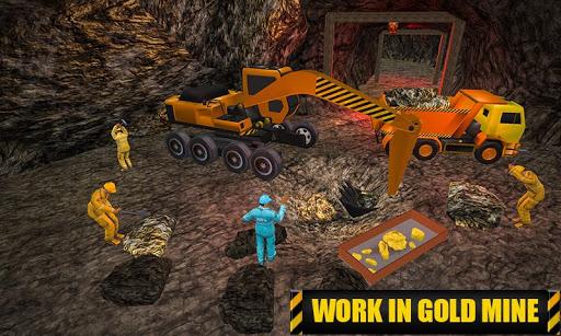 Gold Mine Construction Zone ۳D - عکس بازی موبایلی اندروید