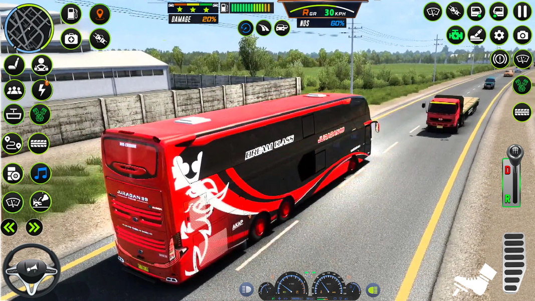 Bus Simulator Game: Coach Bus - عکس بازی موبایلی اندروید