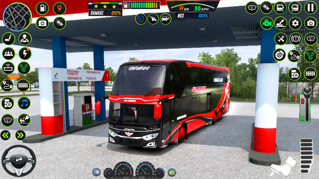 Bus Simulator Game: Coach Bus - عکس بازی موبایلی اندروید