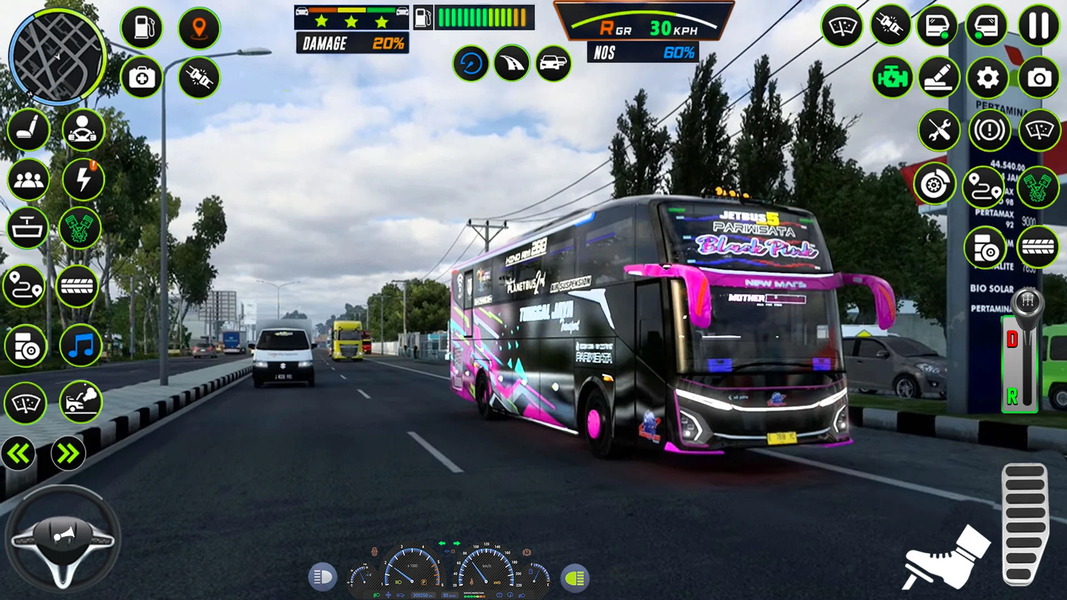 Bus Simulator Game: Coach Bus - عکس بازی موبایلی اندروید