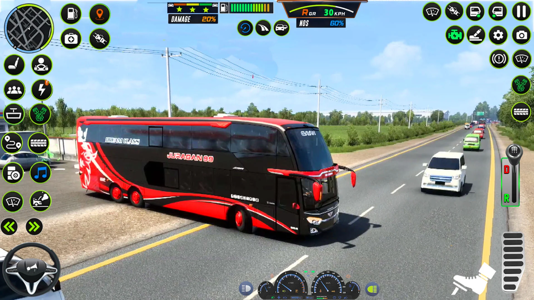 Bus Simulator Game: Coach Bus - عکس بازی موبایلی اندروید