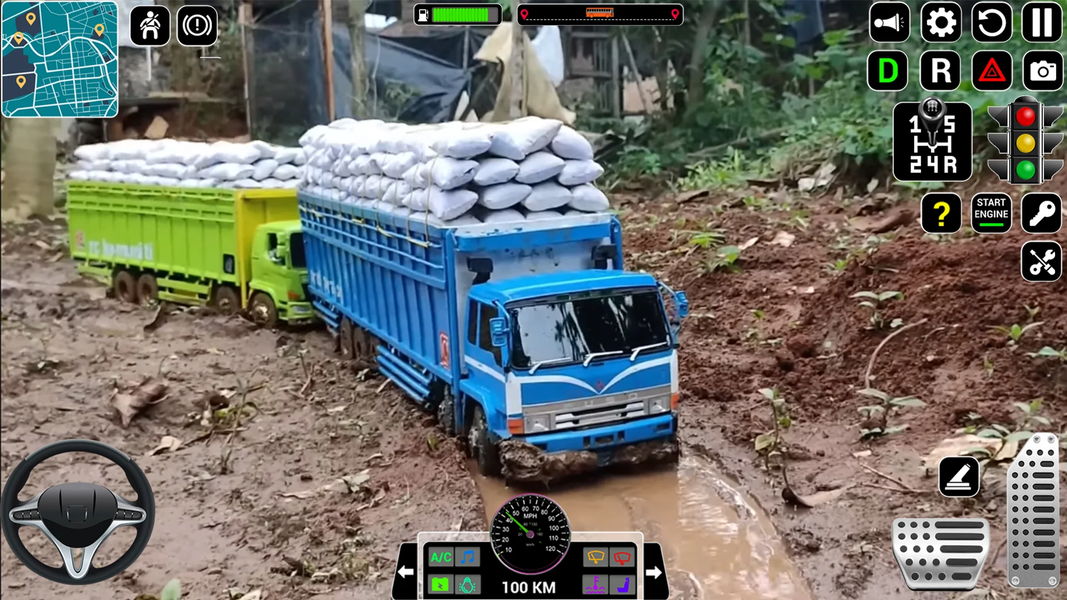 Mud Truck Driving Games ۳D - عکس بازی موبایلی اندروید