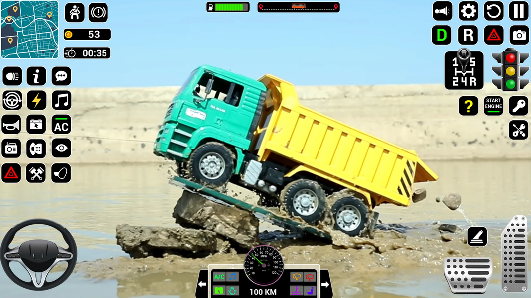 Mud Truck Driving Games ۳D - عکس بازی موبایلی اندروید