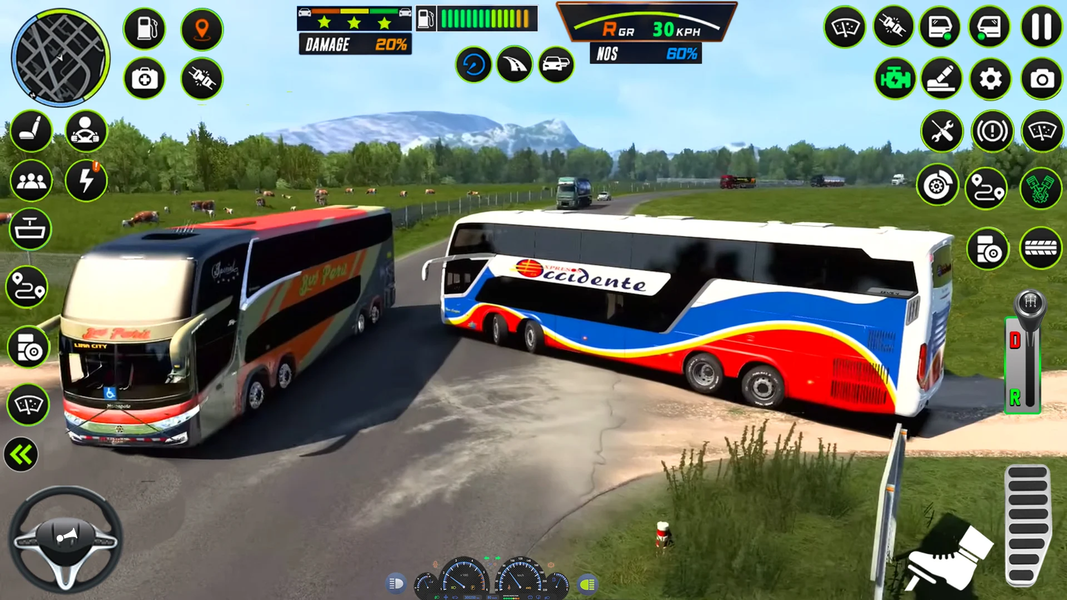 Offroad Bus Sim Driving Game - عکس بازی موبایلی اندروید