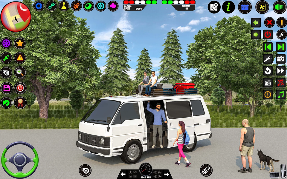 Offroad Bus Sim Driving Game - عکس بازی موبایلی اندروید