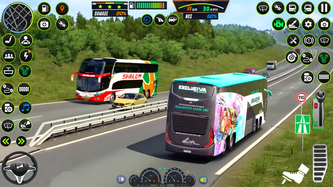 Offroad Bus Sim Driving Game - عکس بازی موبایلی اندروید