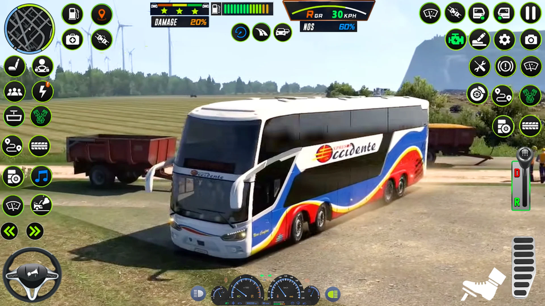 Offroad Bus Sim Driving Game - عکس بازی موبایلی اندروید