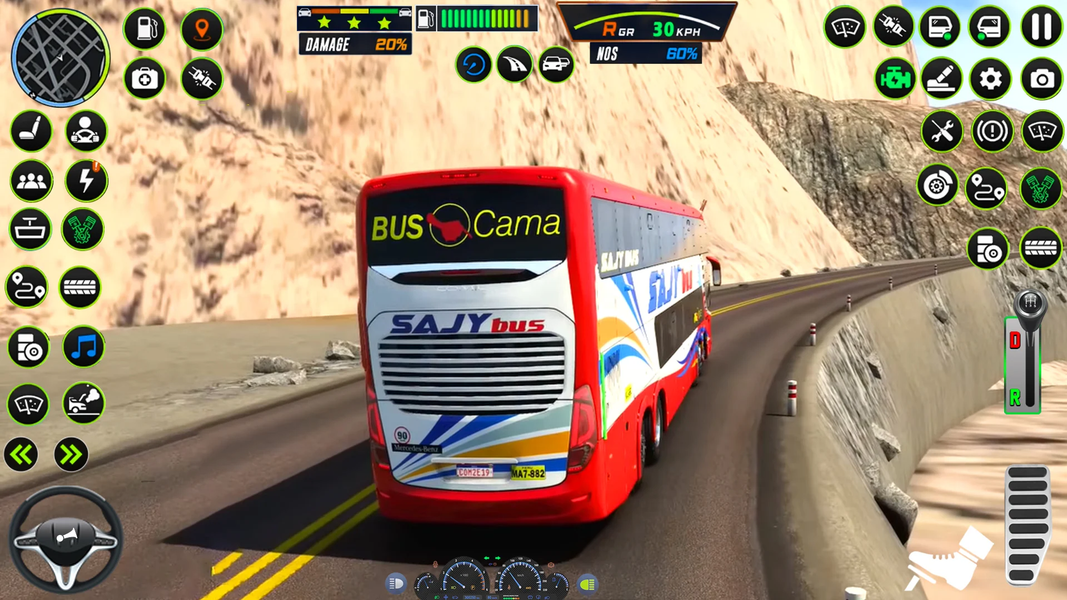 Offroad Bus Sim Driving Game - عکس بازی موبایلی اندروید