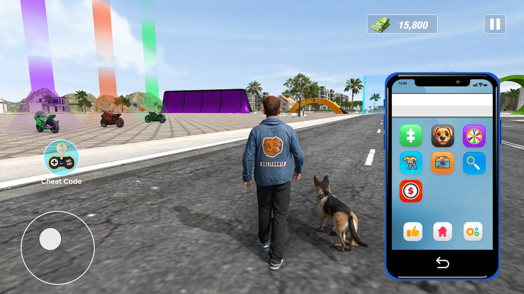 Real Moto Wheelie Open World - عکس بازی موبایلی اندروید